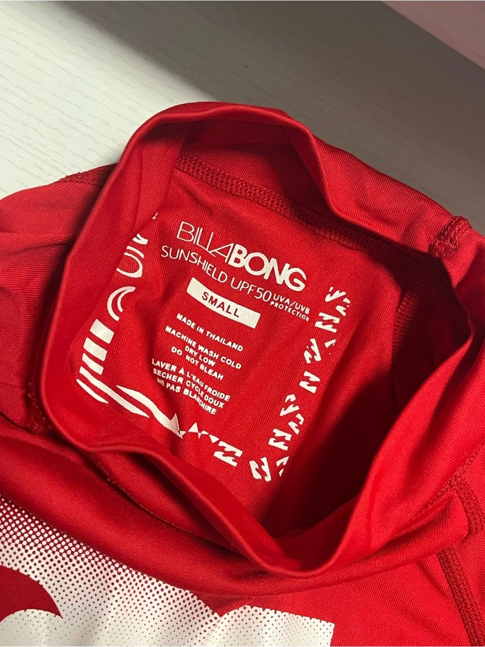 Billabong swim rashguard size Small